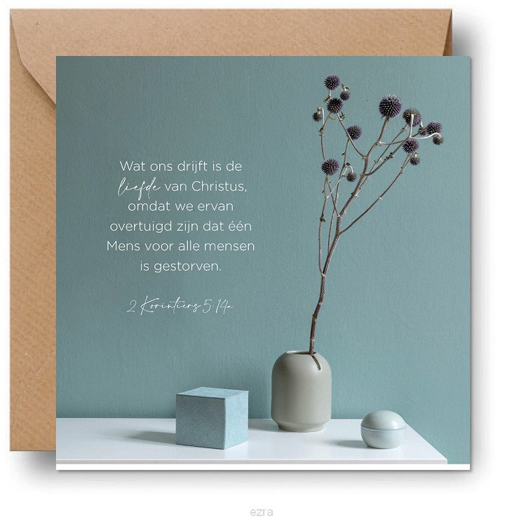 Cadeaubordje de liefde van Christus