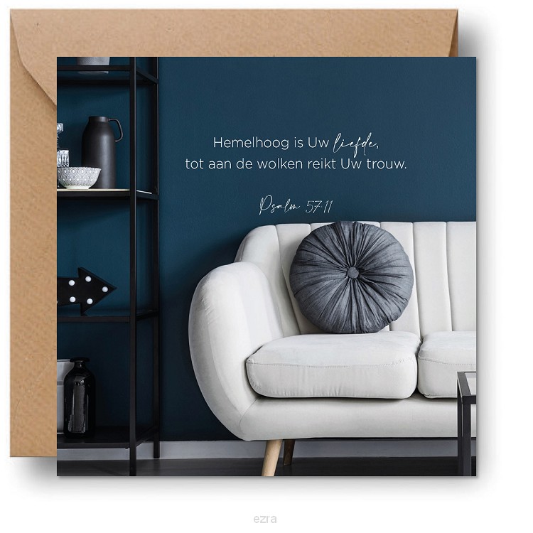 Cadeaubordje hemelhoog is Uw liefde