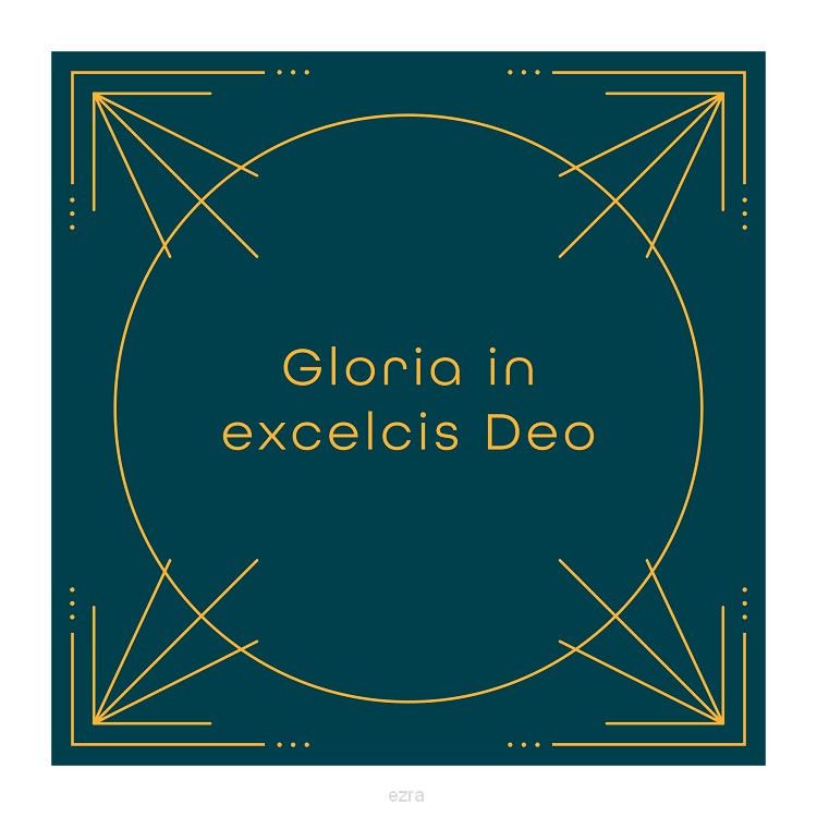 Kerstkaart ''Gloria in excelsis Deo