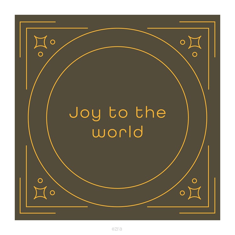 Kerstkaart ''Joy to the world''