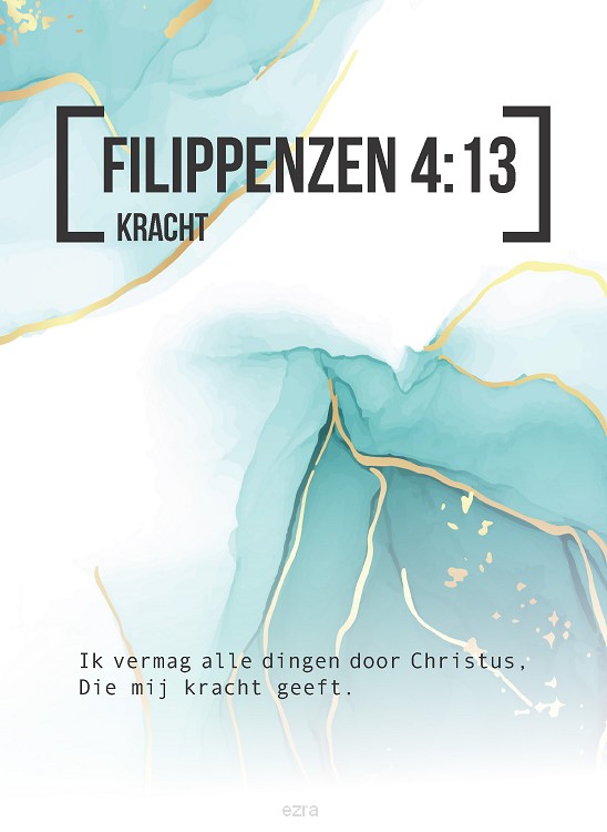 Bijbeltekstkaart fillipenzen 4:13 sv