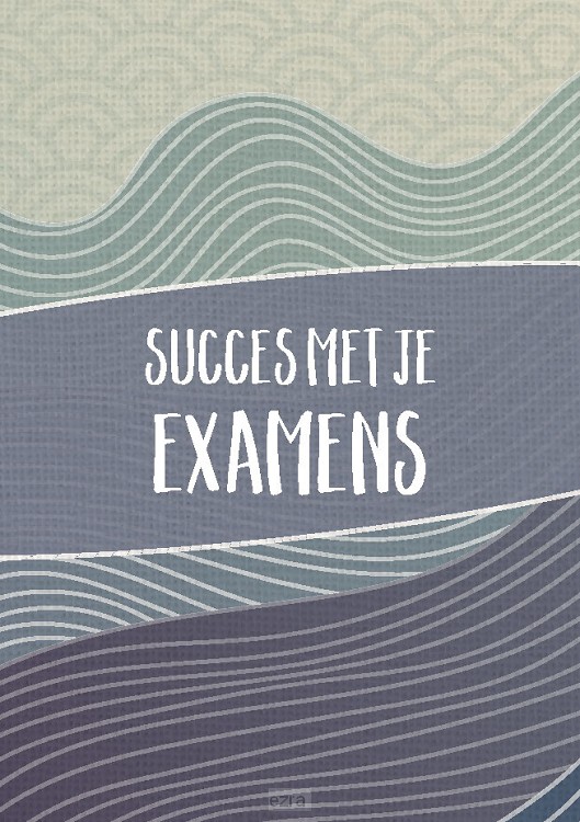Wenskaart succes met je examens