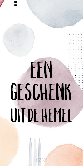 Cadeaulabel geschenk uit de hemel