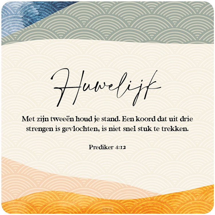 Cadeaubordje huwelijk*