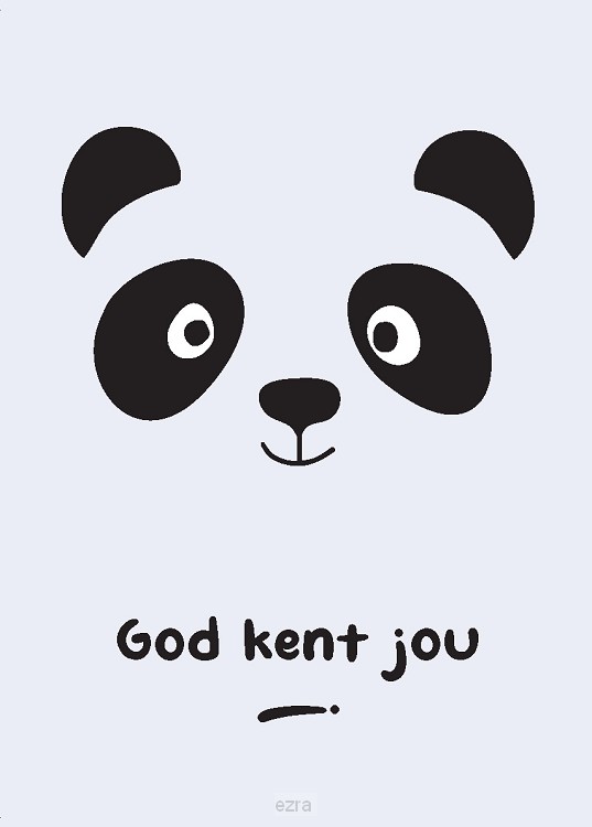 Kinderkaart God kent jou