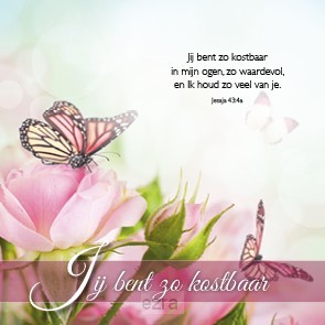 Kadokaartje jij bent kostbaar