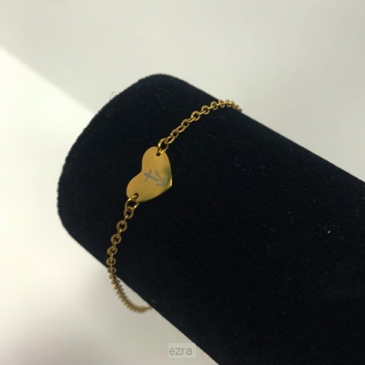 Armband hartje geloof hoop liefde goud