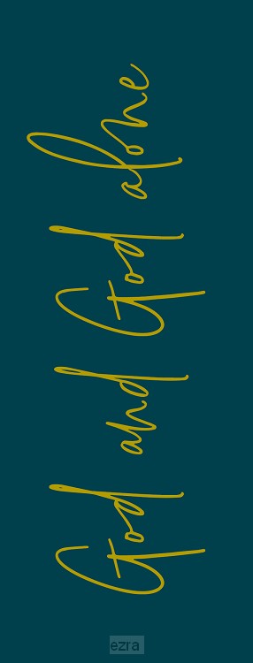 Boekenlegger God and God alone