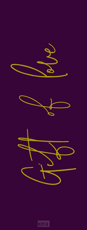 Boekenlegger gift of love