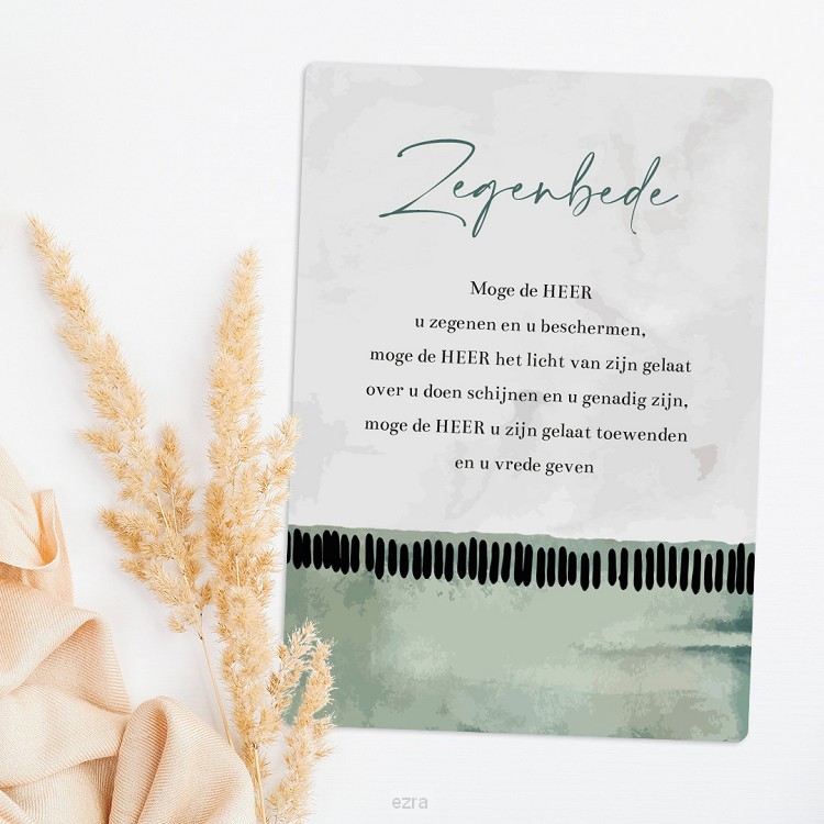 Cadeaubord zegenbede