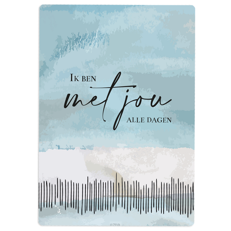 Cadeaubord ik ben met jou