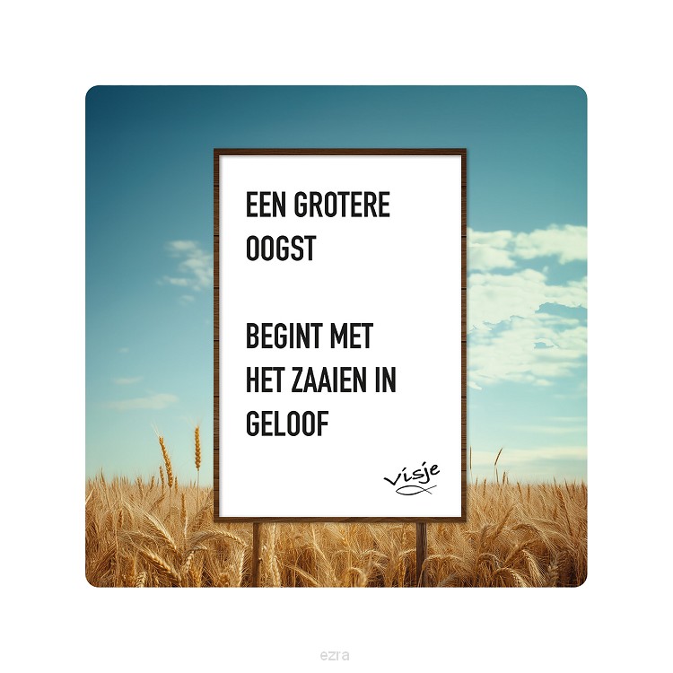 Visje bordje Oogst