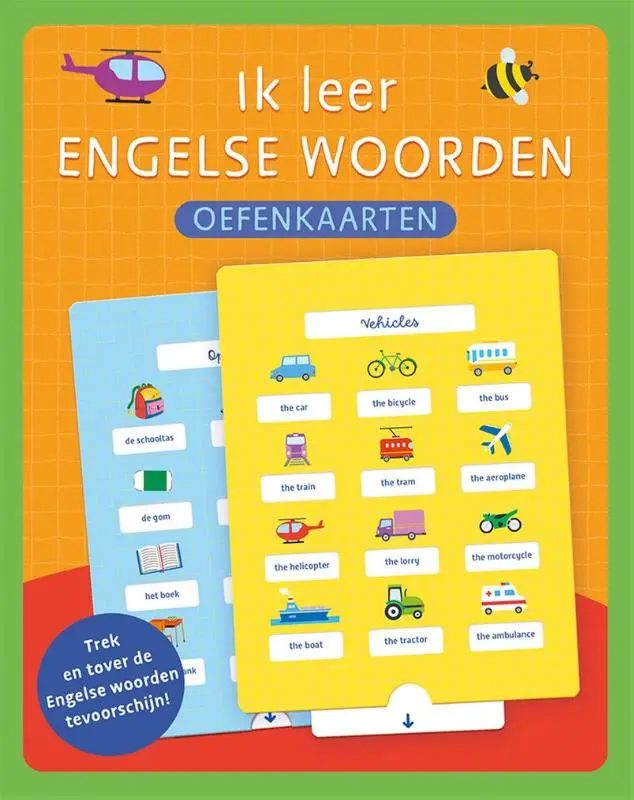 Ik leer Engelse woorden - oefenkaarten