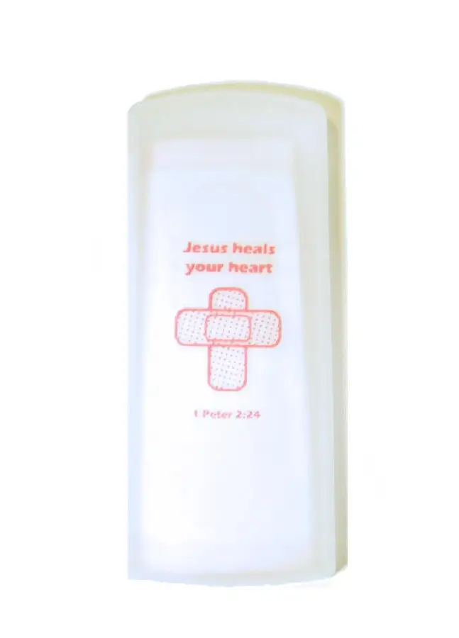 Jesus heals (5 pleisters)