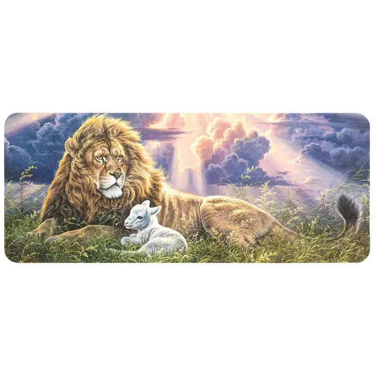 Bookcard Lion & Lamb
