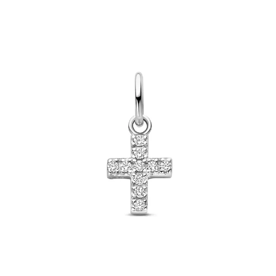 925 Silver pendant Small cross zirkonia