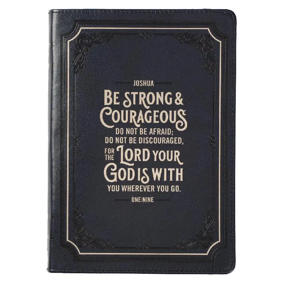 Be Strong and Courageous Black - Joshua