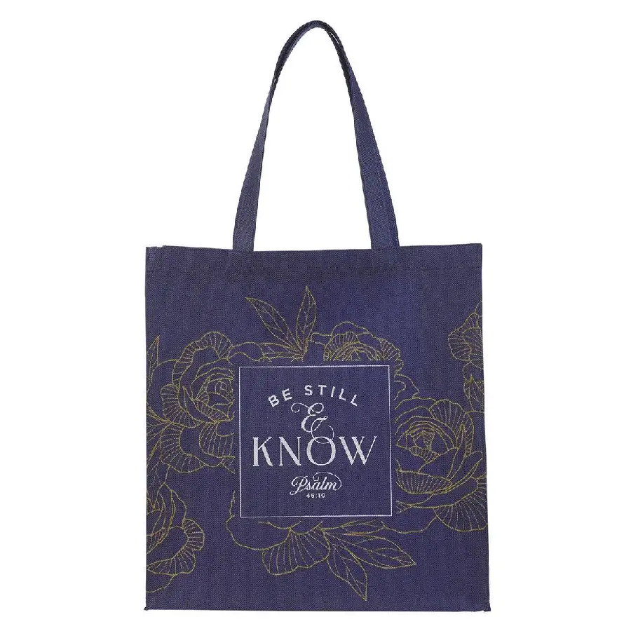 Be still Ps. 46:10 - navy