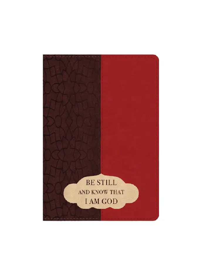 Luxleather journal Be still and know