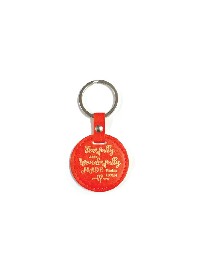 Luxleather keyring fearfully and wonderf
