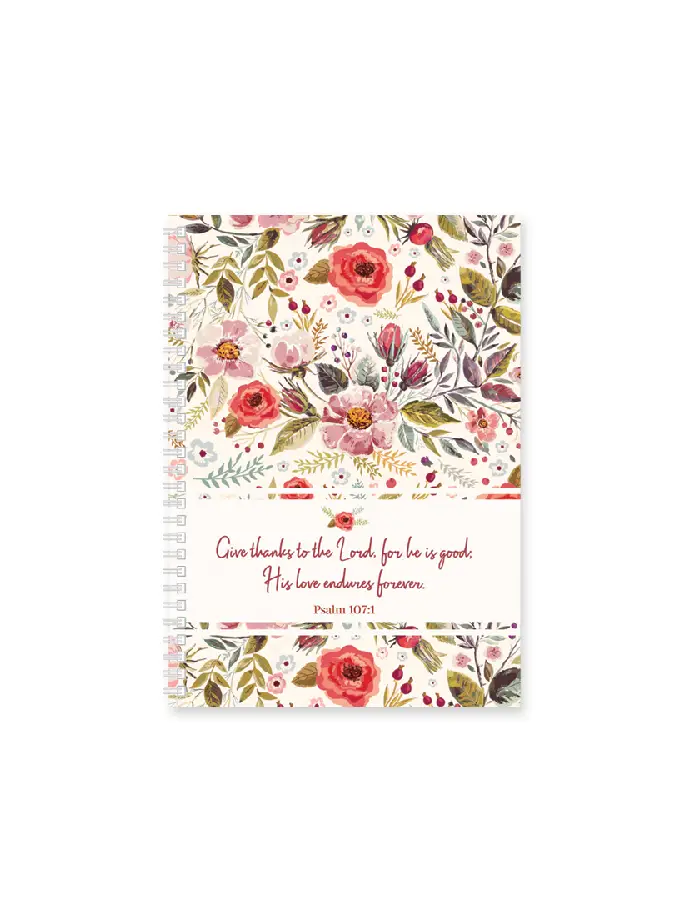 Softcover journal give thanks to the Lor