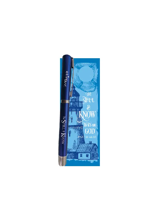 Gelpen/Bookmark be still and know