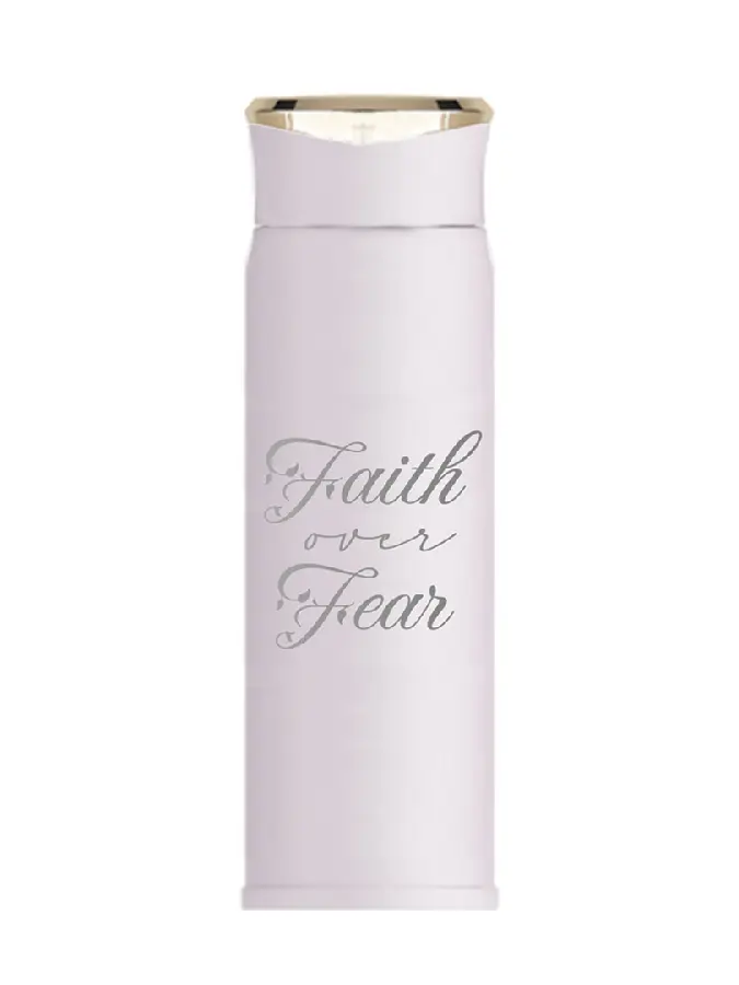 Flask Bottle faith over fear