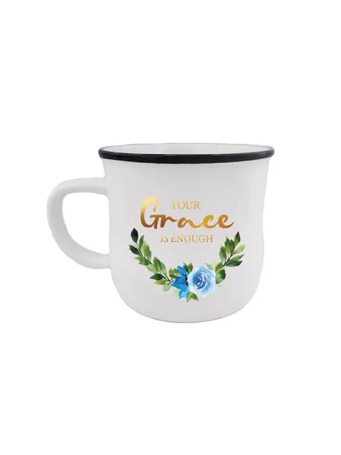 Mug gold wording your grace is enough