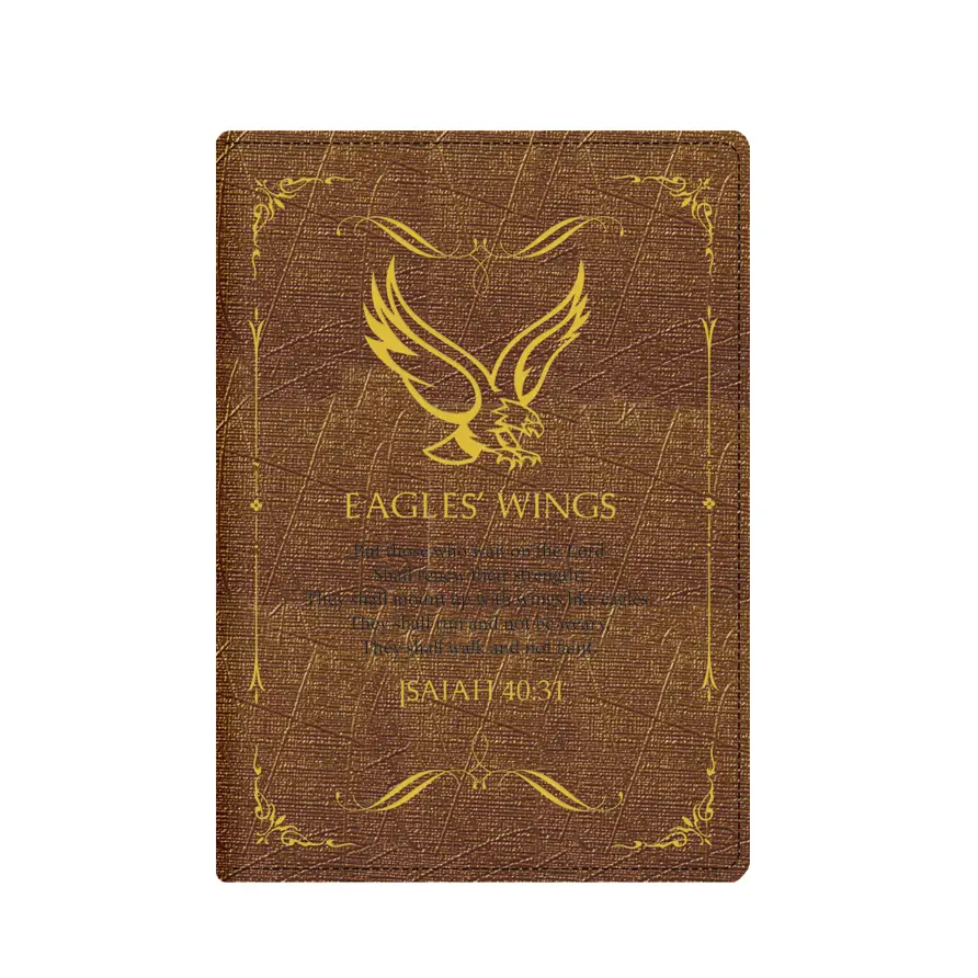 Luxleather journal Eagles wings