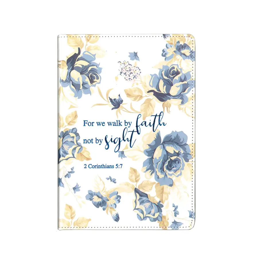 Luxleather journal Walk by faith