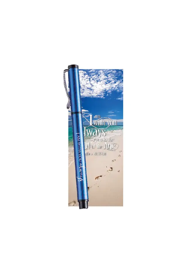 Gel Pen Bookmark I am with you always
