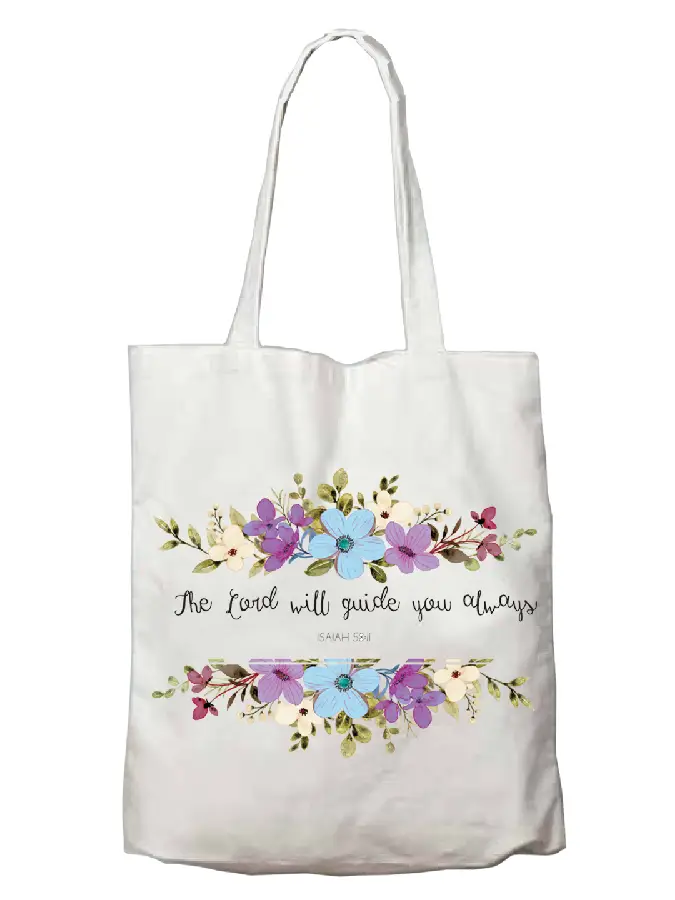 Canvas Totebag Lord will guide