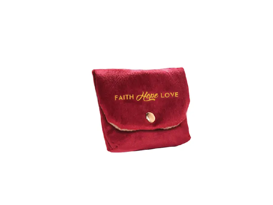 Coin Pouch Faith Hope Love
