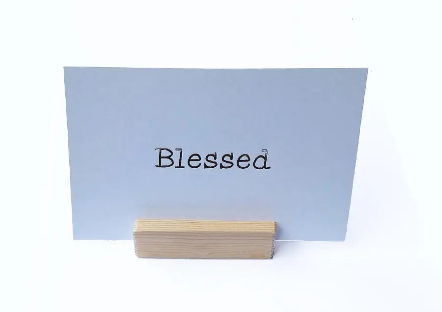 Ansichtkaart foto houder 6 cm