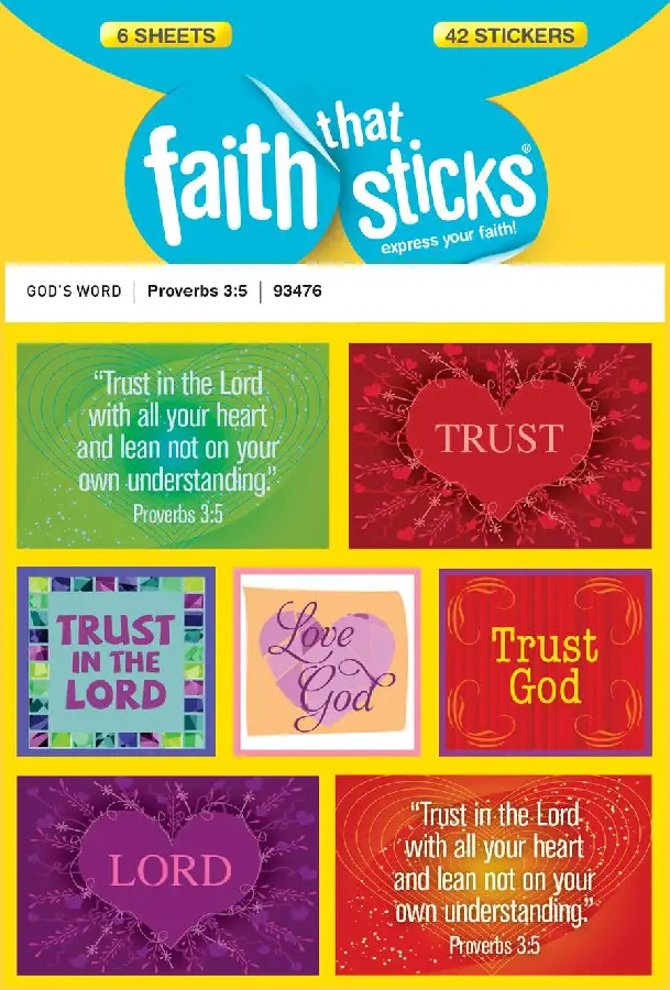 Stickers Proverbs 3:5