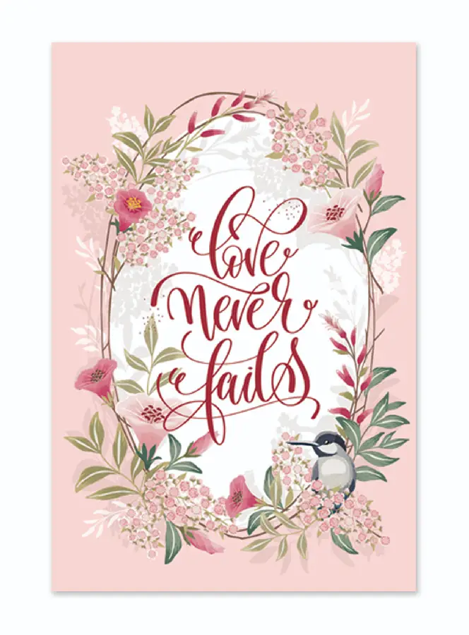Notebook pad Love never fails
