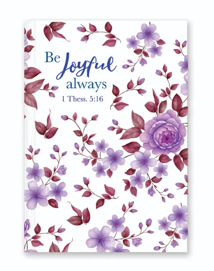 Hardcover Journal Be joyful always