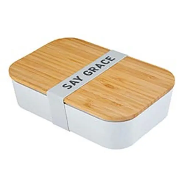 Bamboo Lunch Box Say Grace