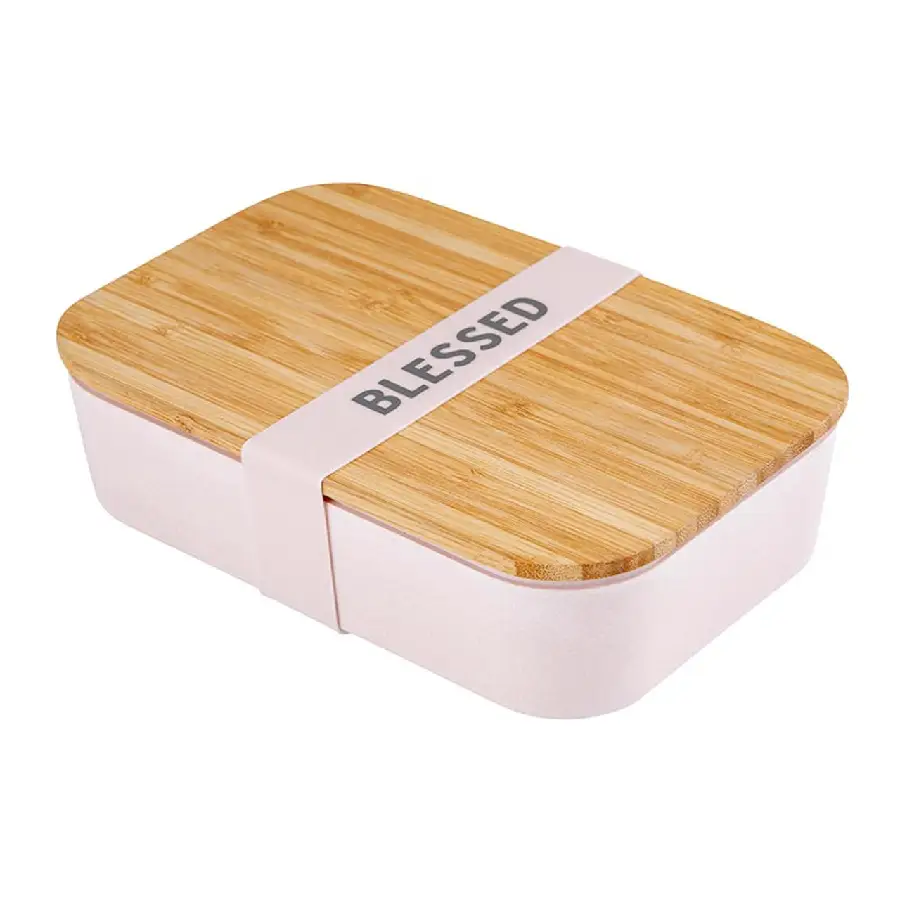 Bamboo Lunch Box Blessed
