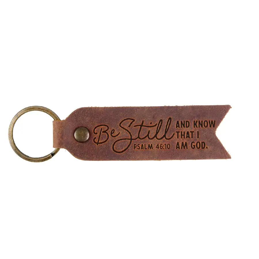 Be still and know  Psalm 10:46 Leather k