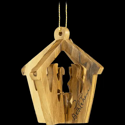 Christmas Ornament Holy Land olive oil