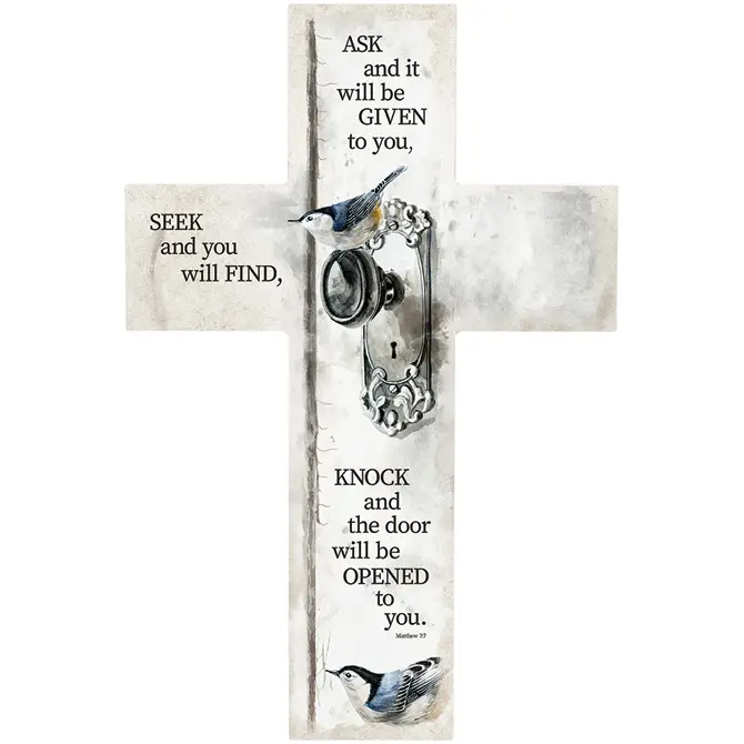 Wall cross Ask Seek Knock