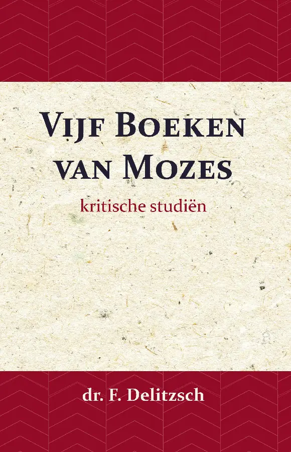 Kritische Studien over de Vijf Boeken va