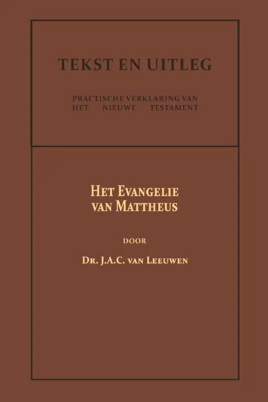 Het Evangelie van Mattheus