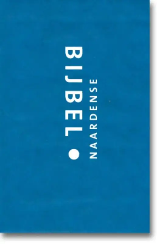Naardense bijbel met dcb blauw
