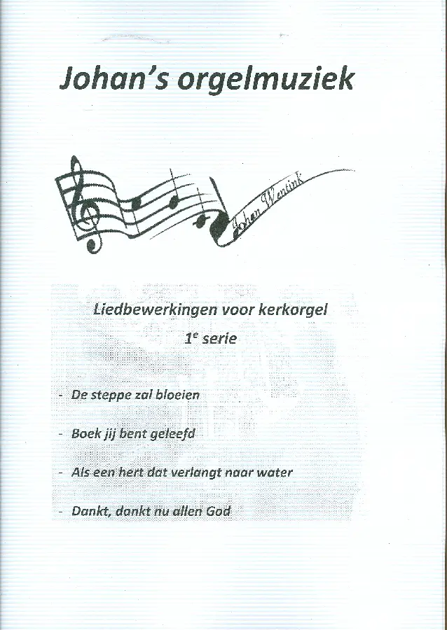 Liedbewerking serie 1 voor orgel