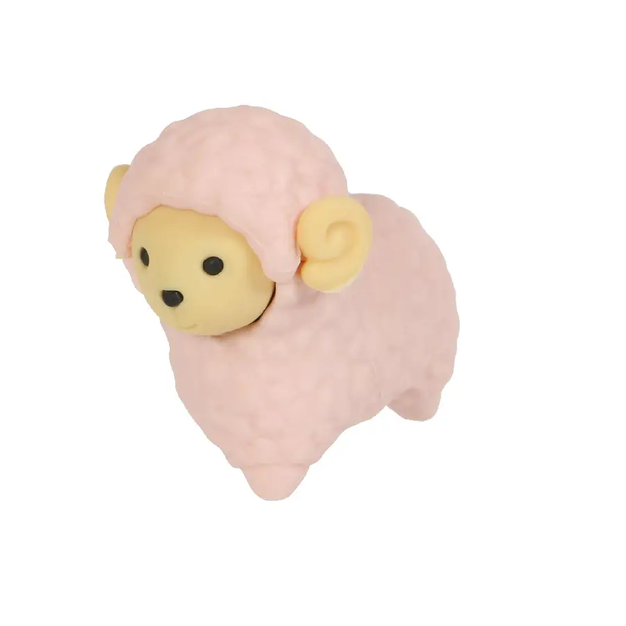 Gummetje schaap roze 3,2x2,7x2cm