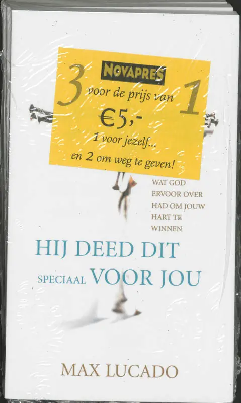 Hij deed dit speciaal voor jou*