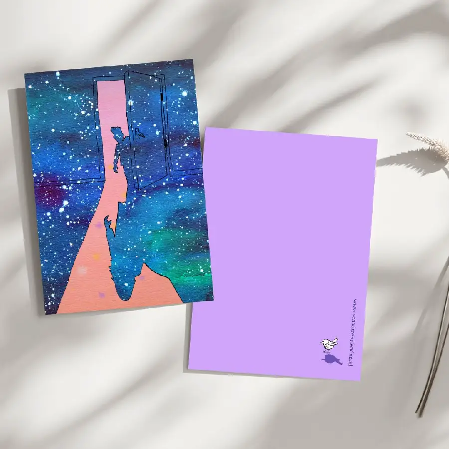 Kaart schaduw jongen - meisje