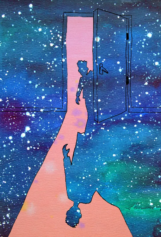 Kaart schaduw jongen - jongen